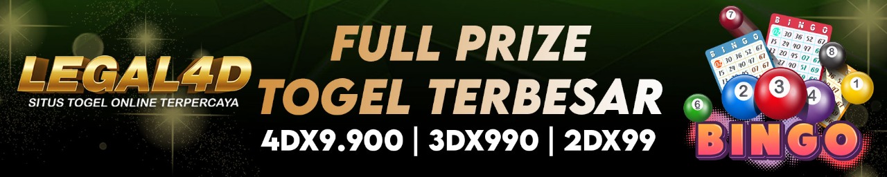 Legal4D togel full prize bayaran terbesar